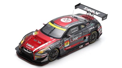STATISCHES MODELLAUTO SPARK GAINER TANAX GT-R #11 SUPER GT300 2023 MASSSTAB 1/43