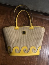 Dooney Bourke Beacon Woven Atlantic Tote Tan ...