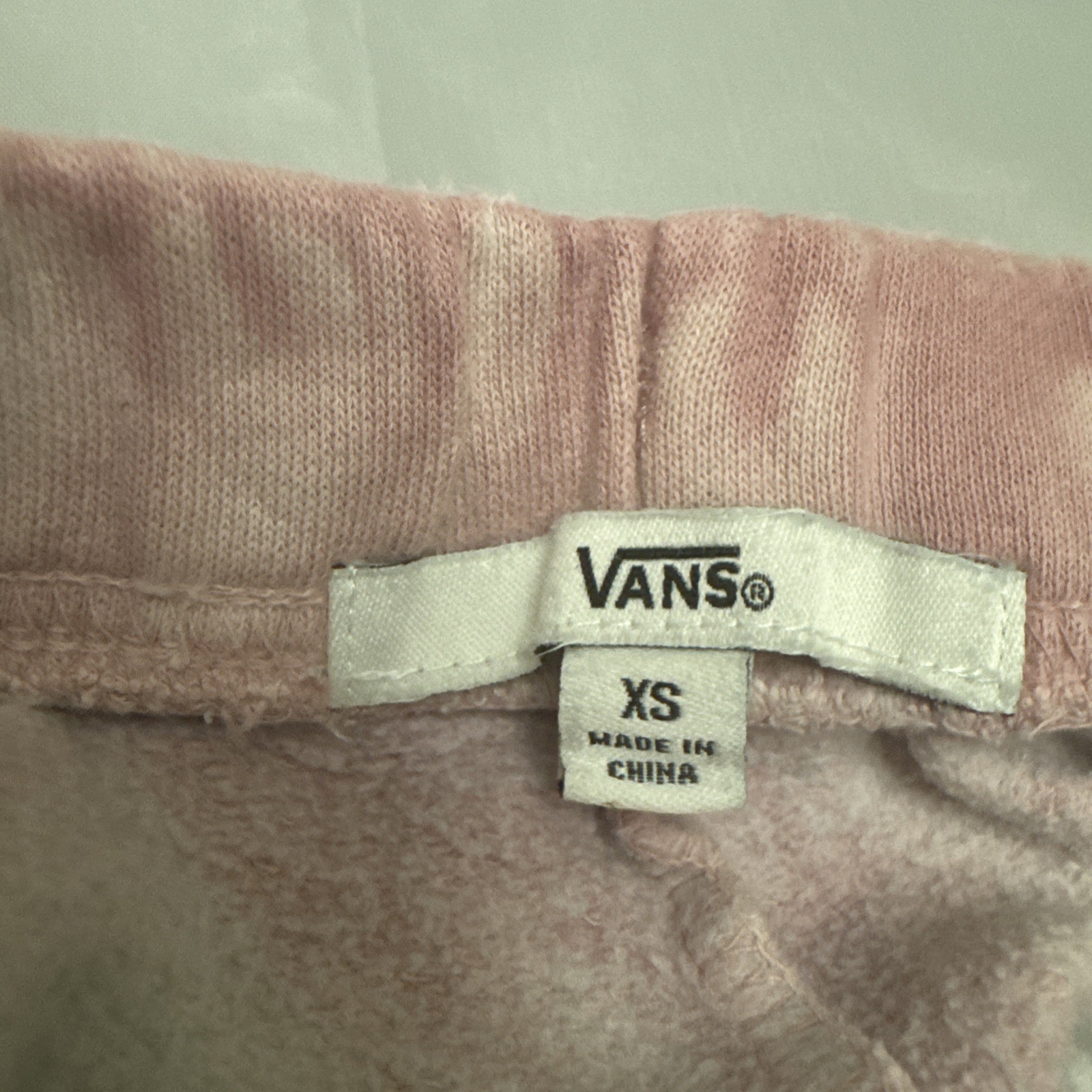 Vans Tie Dye Sweatpants Mauve Pink Sun Logo Joggers XS image 6