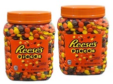 2-pack Reeses Pieces Peanut Butter Candy 62 Oz Each Jar Bulk Party Candy 2-pack Reeses Pieces Peanut Butter Candy 62 Oz Each Jar Bulk Party Candy