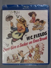 Never Give a Sucker an Even Break (Blu-ray, 1941) W.C. Fields - Kino Lorber NEW