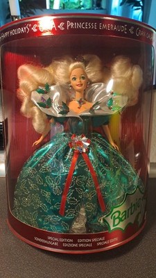 Happy Holidays Barbie 1993 (Gala Barbie / Princesse Émeraude)