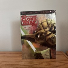Star Wars: The Clone Wars - The Complete Season Two DVD, 2010, 4-Disc Set 
