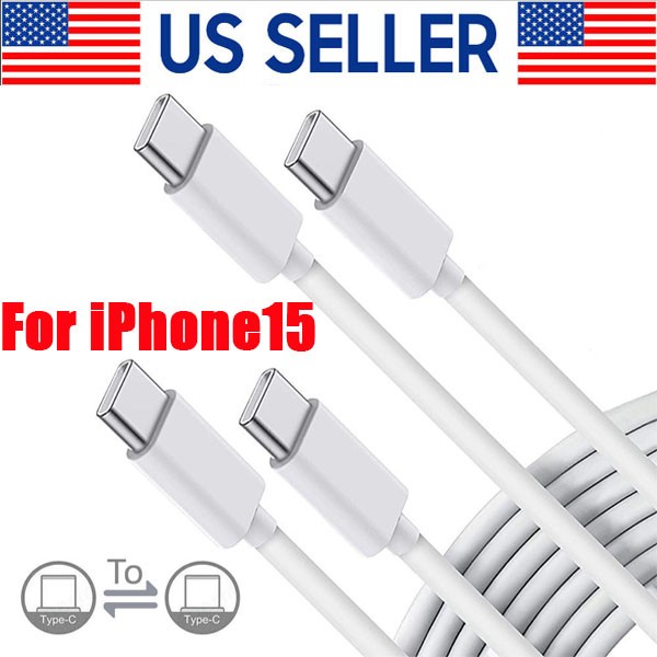 For Samsung iPhone 15 16 Pro Max 60W USB-C to USB C Cable Fast Charger Cord Lot