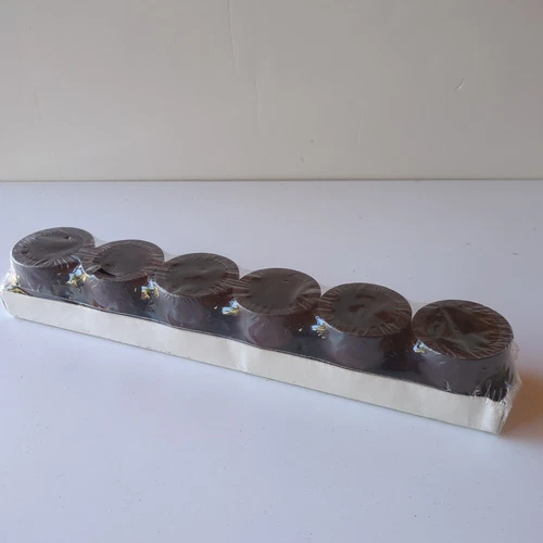 Handmade Dark Brown Wood Napkin Ring Set of 6 for Dining Wooden napkin Ring