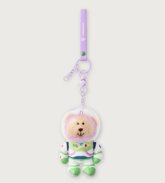 Starbucks Korea Toy Story Bearista Keychain Plush Doll Woody Buzz