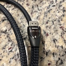 AudioQuest Carbon 2M 6' 7" 4K Ultra HD HDMI Cable Charcoal/Black Each Open