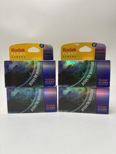 LOT of 4 Kodak FLASH 35 mm Disposable Flash Camera Exp 10/2001 SEALED NOS