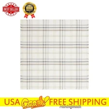 Woven Table Throw Cotton Tablecloth Square Desk Cover Mat Machine Washable NEW