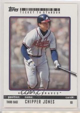 2009 Topps Ticket To Stardom Chipper Jones #161 HOF jm6