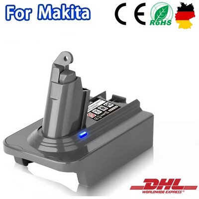 Für Makita 18V Zu für Dyson V8 V7 V6 Animal Fluffy Akku Adapter Konverter Serie
