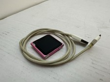 Apple iPod Nano A1366 - Pink - 8GB - with Charger - Cracked Screen - WORKING