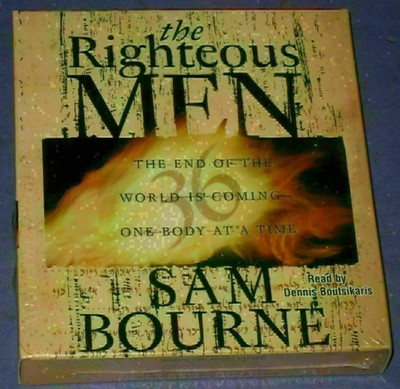 SAM BOURNE The RIGHTEOUS MEN end of world is coming  Audio BOOK 5 Disc CD    5w6
