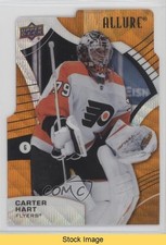 2021-22 Upper Deck Allure Orange Slice Carter Hart #58 READ 13bh