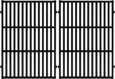 GGC 18.75" Cast Iron Grill Grates 2PCS for Weber Genesis II E310 E315 E325
