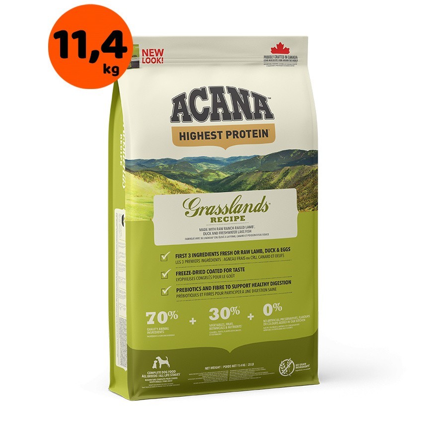 ACANA Grasslands Dog 11.4 Kg | Ricetta Biologicamente Appropriata - 2