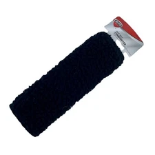 AutoDrive Seat Belt Comforter Faux Sheepskin Soft Black Car Shoulder Pad Cushion