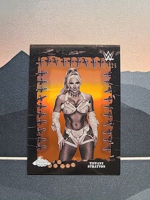 2025 Topps Chrome WWE Cactus Jack TIFFANY STRATTON FAMED PHANTOMS Orange /25  