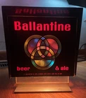 Ballantine Beer & Ale Lighted Sign Vintage Breweriana Display Sign
