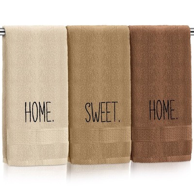 3 Pcs Boho Modern Farmhouse Hand Towel 100% Cotton Bathroom Towels Decorative...