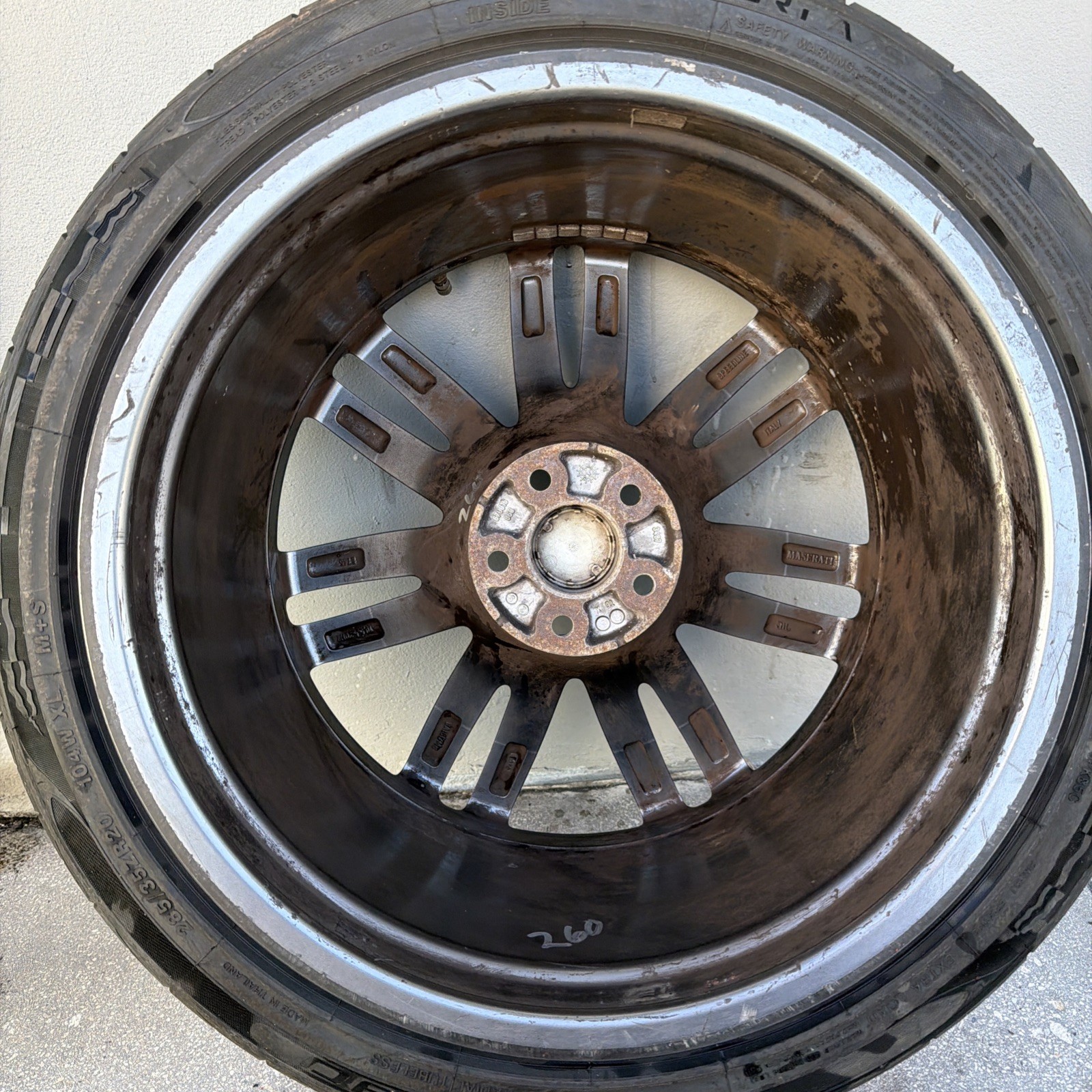 🟢2014-2024 MASERATI GHIBLI 20x10.5' REAR WHEEL RIM 670016820 *SCUFFS/SCRATCHES*