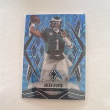 2025 Panini Phoenix - Jalen Hurts #95 Light Blue Pyramids /385