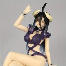 Overlord Albedo Figur sitzend lila erotik outfit Hentai Sexy Girl 18+