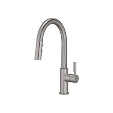 Oakbrook Vela Pulldown Kitchen Faucet One Handle Brushed Nickel