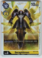Seraphimon Foil Super Rare Starter Deck 03: Heaven's Yellow ST3-11 SR NM