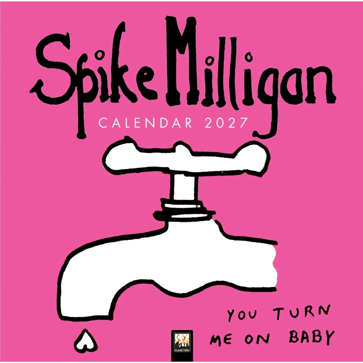 Spike Milligan Mini Wall Calendar 2027 (Art Calendar) Flame Tree Studio - Image 4
