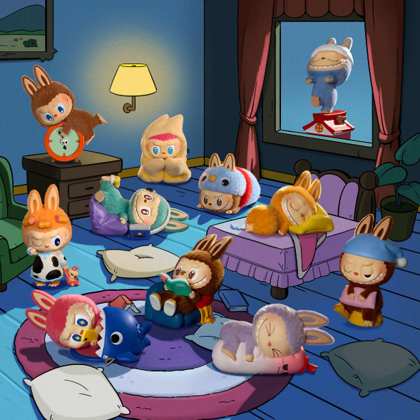 Pop Mart THE MONSTERS Labubu 1:00 A.M. Series Figures