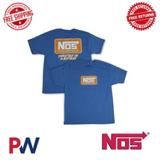 NOS Medium Size Blue T-Shirt 50% Cotton / 50% Polyester - 19071-MDNOS