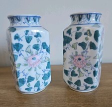 Chinese Vases  A Pair Of Chinese Floral Vases  Excellent Condition. #791