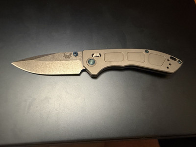 USED Benchmade 743 Mini Narrows 2.98  Blade, The Most Narrow Knife They Make
