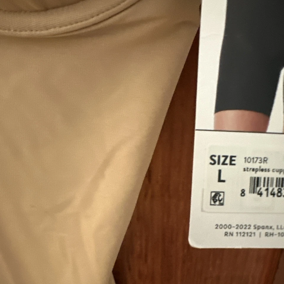 Red Hot Spanx, One Piece Strapless Bodysuit Large Shapewear NWT - Image 3 of 4