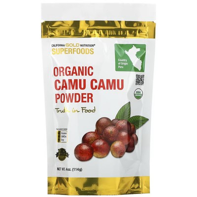 2 X California Gold Nutrition, Organic Camu Camu Powder, 4 oz (114 g)