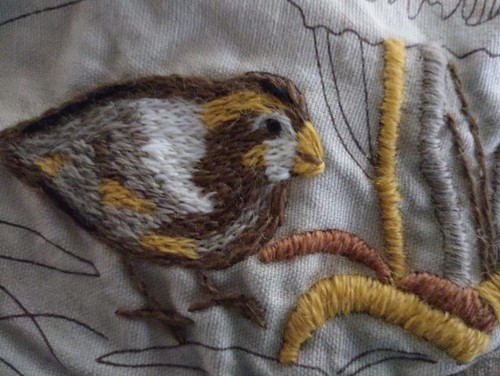 Vntg 1973 Avon Creative Needlecraft "Wild Pheasants" Crewel Embroidery Kit USED - Picture 6 of 14
