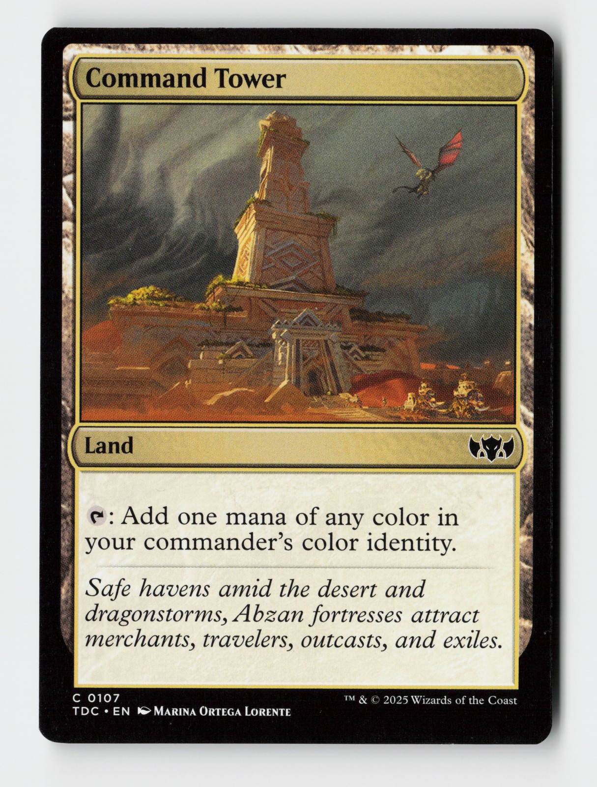 Command Tower Commander: Tarkir: Dragonstorm Magic The Gathering MTG Card