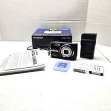 Olympus Stylus 1010 Camera Tested and Works 2 Batteries ,Charger, Memory Card