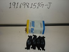 VW GOLF MK2 FRONT PADS IN JURID FOR 1.8MODEL AND GTI 8V+16V MODELS 191698151G- J