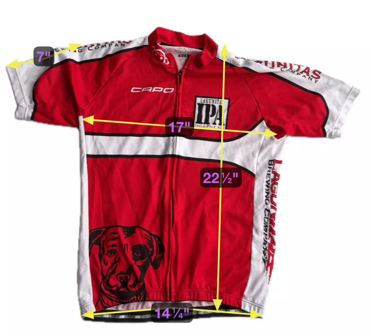 capo cycling jersey short sleeve pockets 