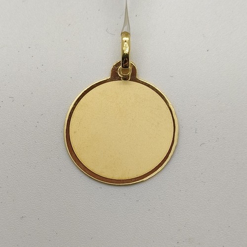 Colgante Oro 18k 750 mls. Tetragramatón 18 MM. Mate Y Brillo - Bild 4 von 6