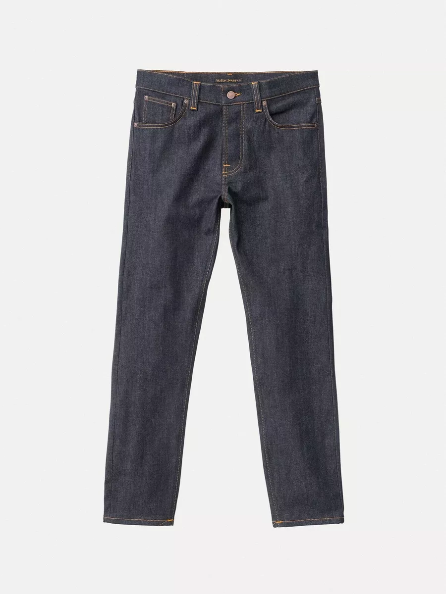 New Nudie Jeans Denim Pants Steady Eddie II Dry True Made in Italy W28 L32