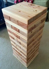 Life Size stacking block game, outdoor game. Fun Game. Kids activity. Blocks
