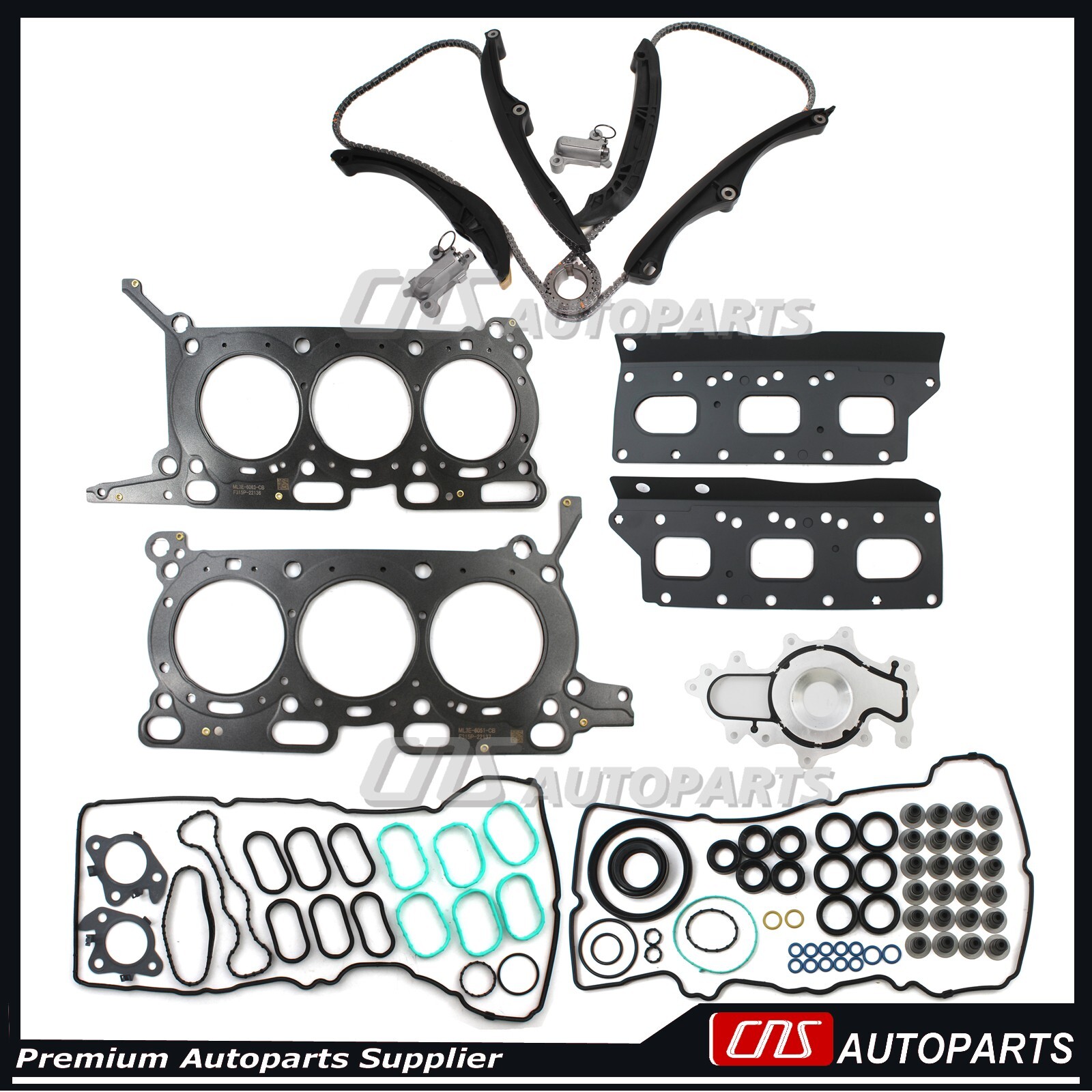 Timing Chain,Head Gasket Kit For 1720Ford Expedition F150 Lincoln 3.5L