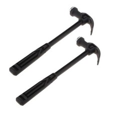 2x Small Lightweight Claw Hammer Household Mini Stubby Woodworking Nail Puncher