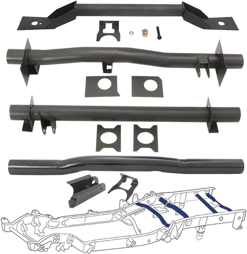 Front Rear Tank Support Upper Shock Mount Crossmember For 99-06 Chevy Silverado - Picture 1 of 11