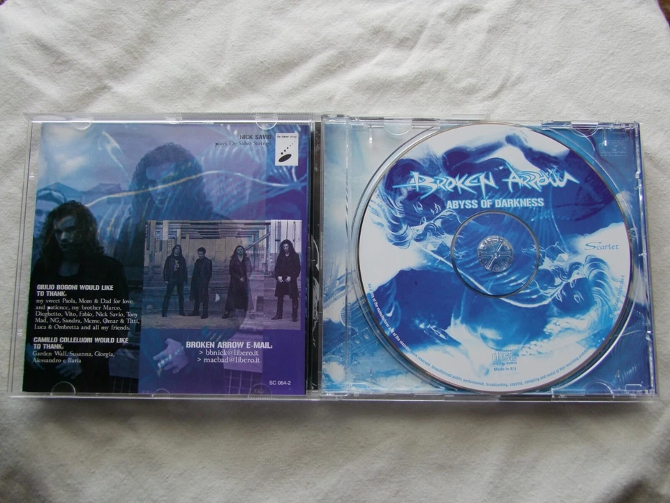 BROKEN ARROW-" ABYSS OF DARKNESS" CD 1ST PRESS 2003 - Bild 2 von 3