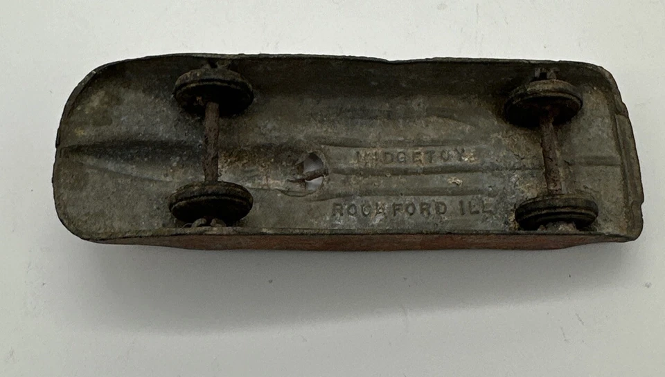 COCHE DE CARRERAS VINTAGE MIDGETOY ACERO PRENSADO BONNEVILLE SALT FLATS Foto 2 de 4