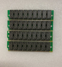 Vintage 4x1MB 30 Pin SIMM 1x9-10ns 9bit FPM Parity for Sun, IBM, Compaq, HP